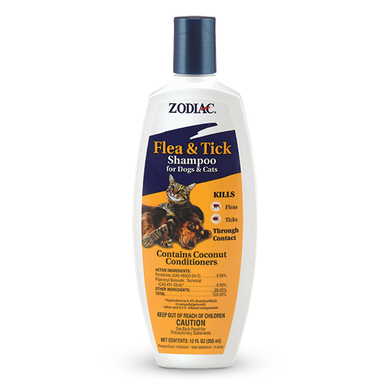 ZODIAC FLEA & TICK SHAMPOO FOR DOGS & CATS