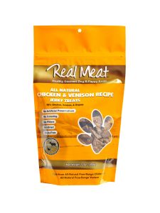 Real Meat Chicken & Venison Jerky Treats
