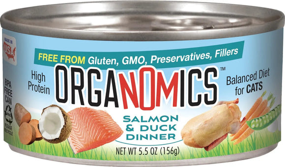 Organomics Salmon & Duck Dinner For Cats