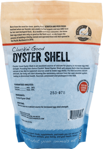 Scratch and Peck Feeds Cluckin’ Good Oyster Shell