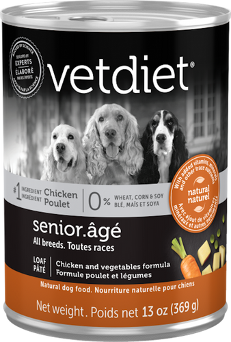 Vetdiet® Senior Chicken & Vegetables Formula Dog Food