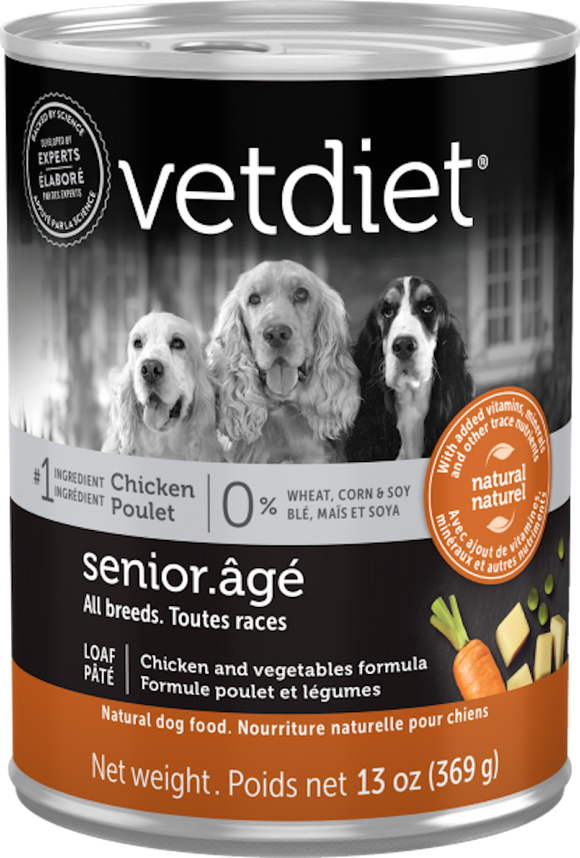 Vetdiet® Senior Chicken & Vegetables Formula Dog Food