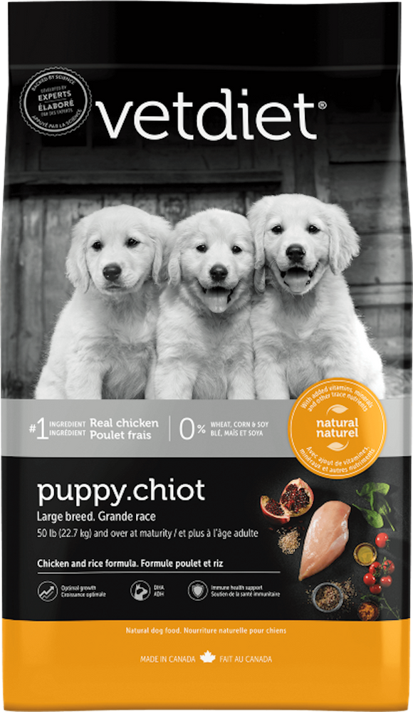 Vetdiet® Chicken & Rice Large Breed Puppy Formula Dog Food