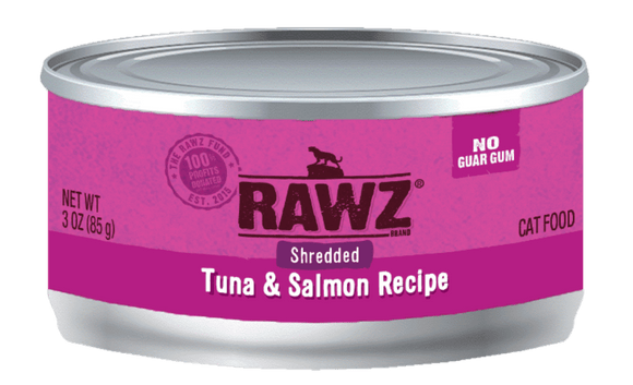 RAWZ® Shredded Tuna & Salmon Cat Food Recipe