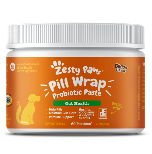 Zesty Paws Pill Wrap Probiotic Paste for Dogs