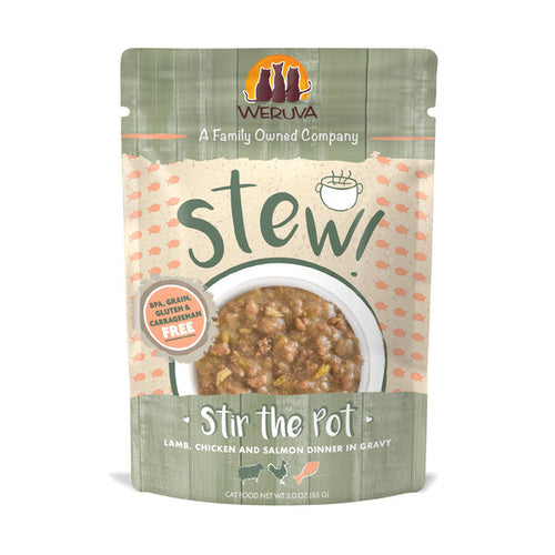 Weruva Cat Stew! Stir the Pot Chicken & Salmon Dinner in Gravy Cat Food