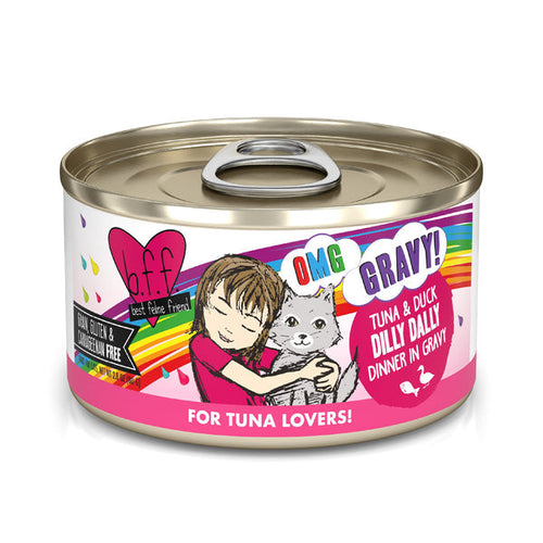 Weruva BFF OMG Gravy Tuna & Duck Dilly Dally Dinner in Gravy Cat Food