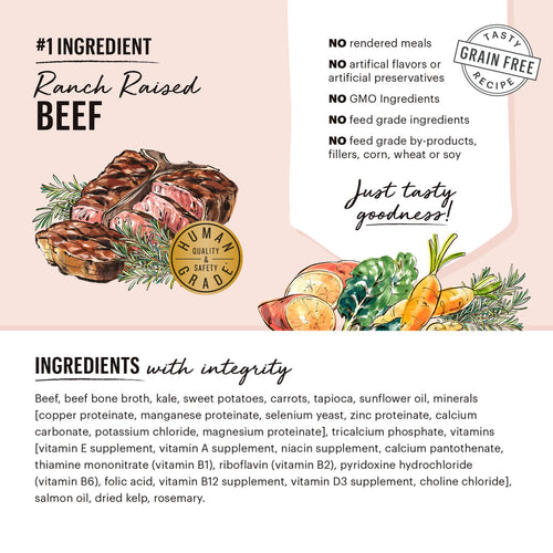 The Honest Kitchen One Pot Stews Roasted Beef Stew with Kale Sweet Potatoes & Carrots Wet Dog Food