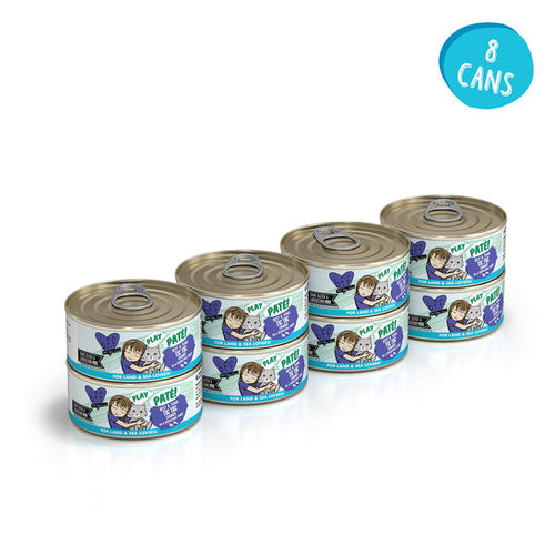 Weruva B.F.F. PLAY PATÉ!  Beef & Tuna Tic Toc Dinner in a Hydrating Purée Wet Cat Food