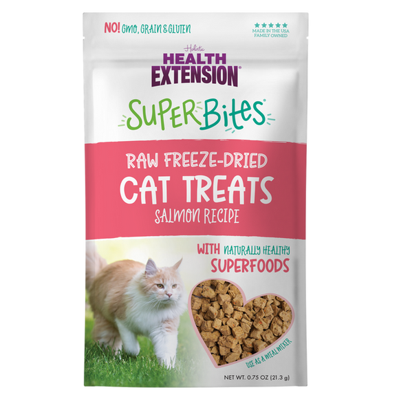 Health Extension Superbites Freeze Dried Raw - Salmon Recipe Cat Treats