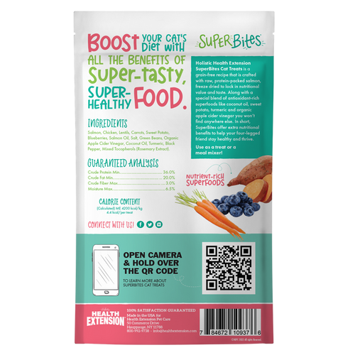 Health Extension Superbites Freeze Dried Raw - Salmon Recipe Cat Treats