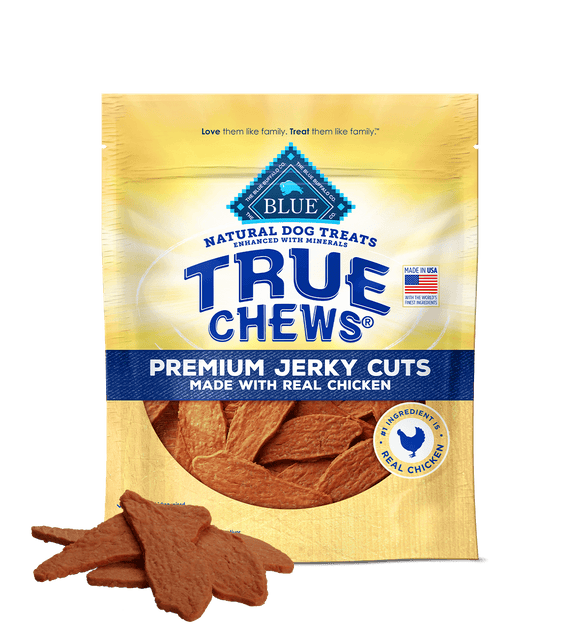 Blue Buffalo True Chews Premium Jerky Cuts with Real Chicken Dog Treats