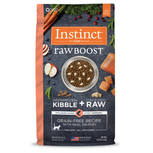 Nature's Variety Instinct Raw Boost Salmon Recipe Dry Cat Food