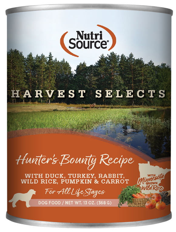 NutriSource® Harvest Selects Hunter’s Bounty Recipe Wet Dog Food