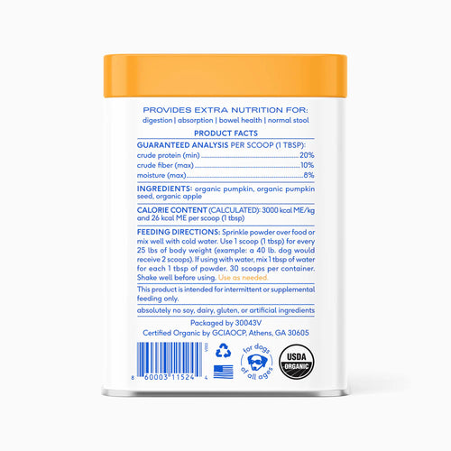 Native Pet Organic Pumpkin Powder for Dogs