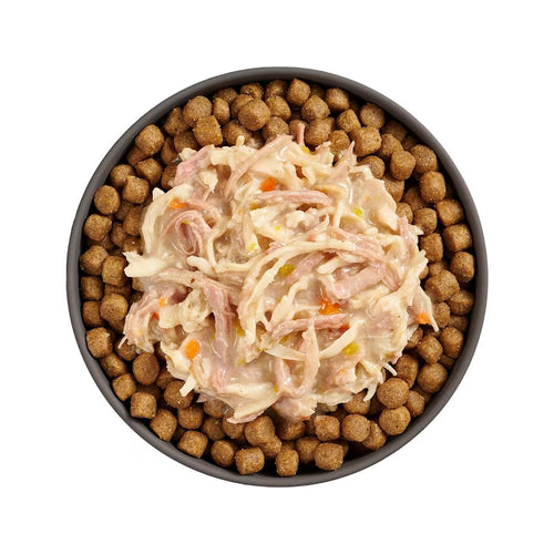 Petcurean Go! Solutions Booster Shredded Chicken + Duck in Broth for Weight Management Wet Cat Food