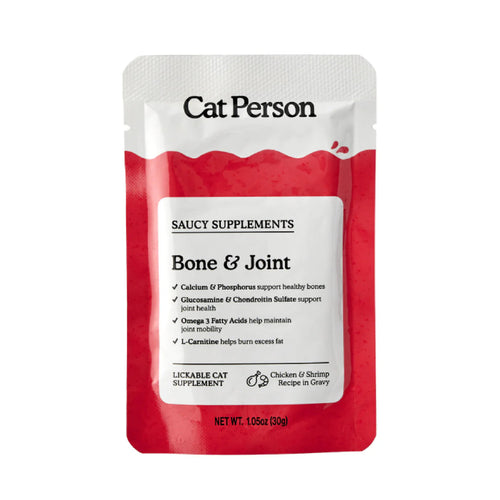 Weruva Cat Person  Bone & Joint Supplement Chicken & Shrimp Recipe in Gravy