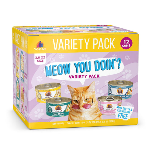 Weruva Classic Cat Food, Meow Ya Doin'! Variety Pack