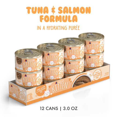 Weruva Kitten, Tuna & Salmon Formula in a Hydrating Purée