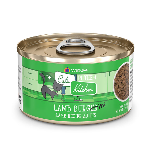 Weruva Lamb Burger-ini Lamb Recipe Au Jus Canned Cat Food