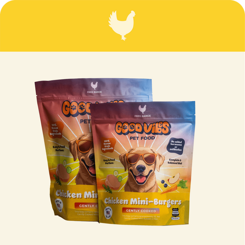 Good Vibes Gently Cooked Chicken Mini-Burgers