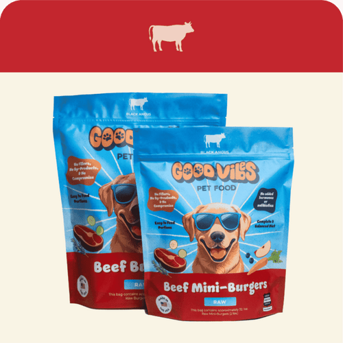 Good Vibes Raw Beef Burgers