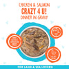 Weruva BFF Oh My Gravy Crazy 4 U Grain Free Chicken & Salmon in Gravy Canned Cat Food