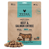 Vital Essentials Freeze-Dried Raw Protein Beef & Salmon Soft Nibs Meal or Mixer Dog Food