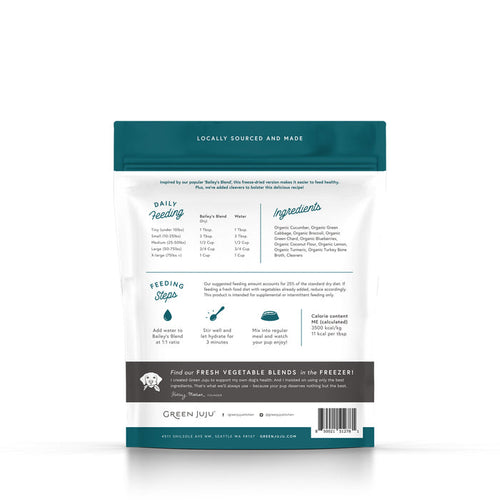 Green Juju Freeze-Dried Bailey's Blend with Cleavers