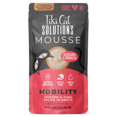 Tiki Cat® Solutions™ Mobility Mousse Chicken & Tuna Recipe in Broth Cat Foo