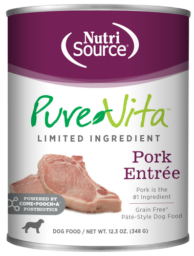 NutriSource® Pork Entrée Limited Ingredient Wet Dog Food