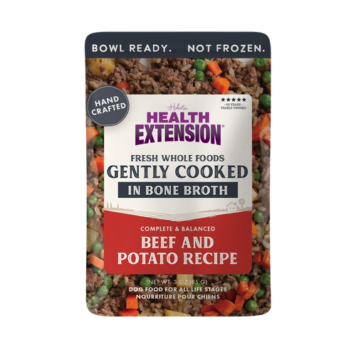 Health Extension Gently Cooked Beef and Potato Recipe for Dogs
