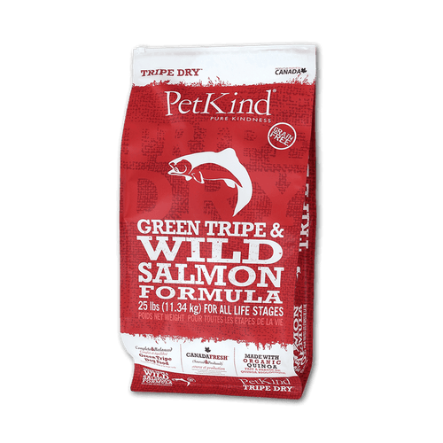 PetKind Tripe Dry – Green Tripe & Wild Salmon Formula Dog Food