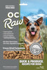 OC Raw Dog DUCK & PRODUCE ~ 5.5 oz Freeze Dried Meaty Rox