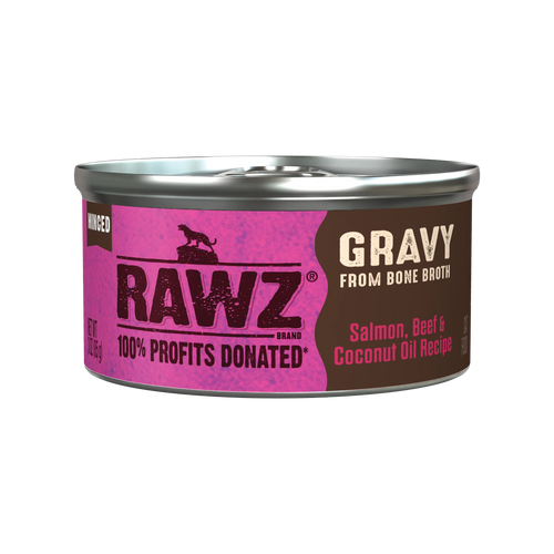 Rawz Gravy Salmon, Beef & Coconut Oil Cat Food