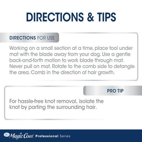 Four Paws Magic Coat Professional Series Total Knot Destroyer Dog Knot Remover