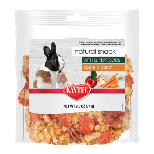 Kaytee Natural Snack Carrot Apple Small Animal Treat