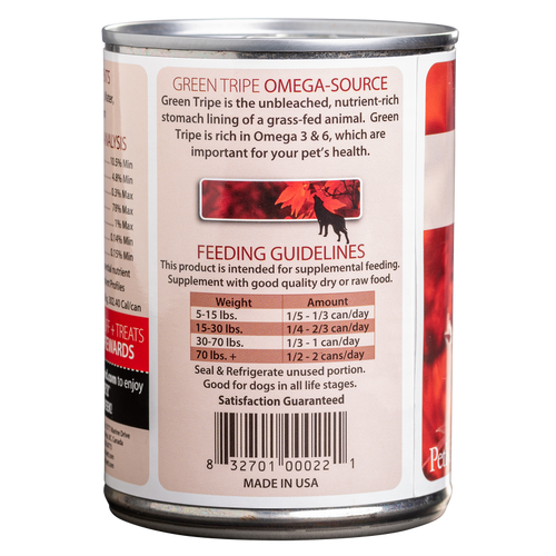 PetKind Green Venison Tripe Tripett Canned Dog Food