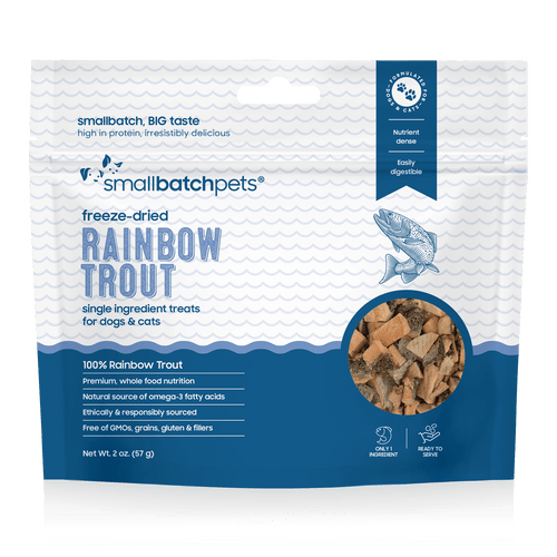 Smallbatch FreezeDried Rainbow Trout Dog & Cat Treat
