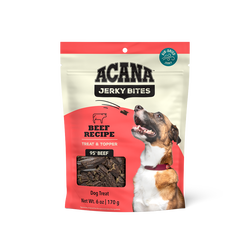 ACANA Jerky Bites Beef Recipe Soft Chewy Treats for Dogs