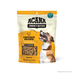 ACANA Jerky Bites Chicken Recipe Soft & Chewy Treats for Dogs