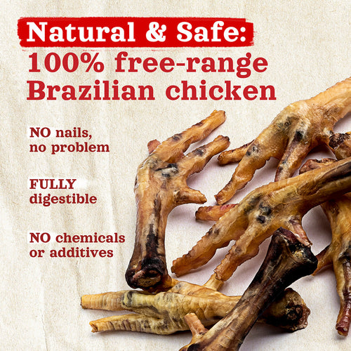 Natural Farm Chicken Feet for Dogs