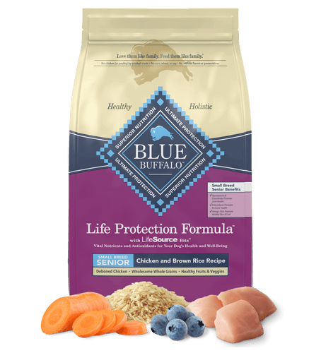 Blue Buffalo Life Protection Formula™ Chicken and Brown Rice Recipe Small Breed Senior Dog Food