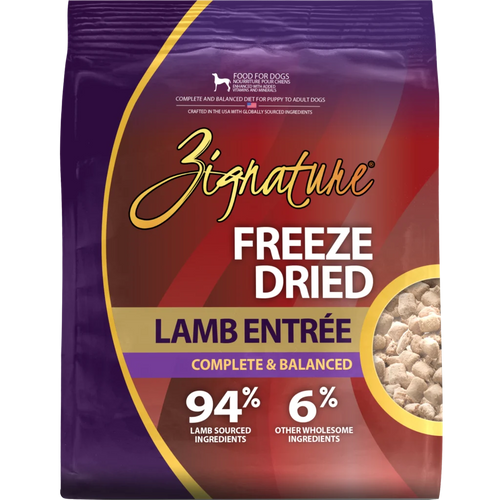 Zignature Freeze Dried Lamb Entrée Dog Food