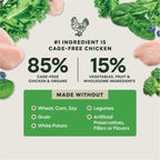 Instinct FreshDried Meal Blends Chicken & SuperGreens Blend for Adult Dogs