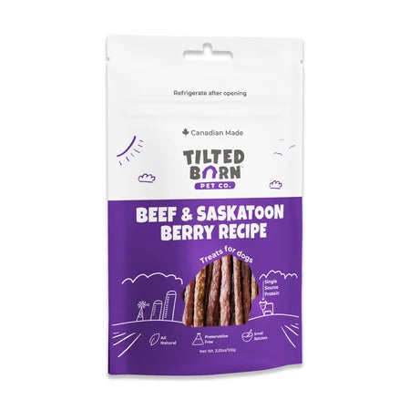 Tilted Barn Beef & Saskatoon Berry Dog Treats