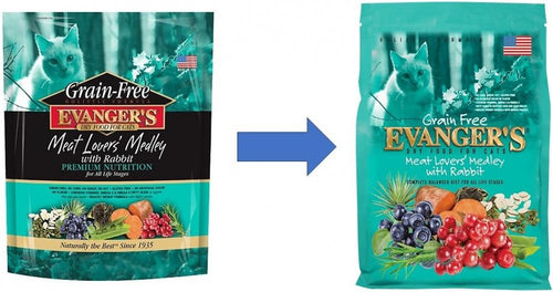 Evangers Grain Free Meat Lover's Medley with Rabbit Dry Cat Food