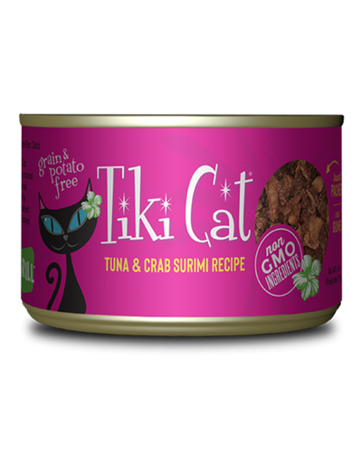 Tiki Cat 6 oz Lanai Grill Tuna Crab Cat Food&#44; Case of 8