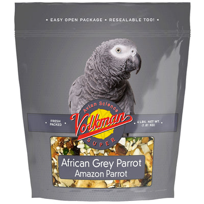 Volkman Avian Science Super African Grey Bird Food 4 lb