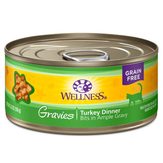 Wellness 43202753 3 oz Complete Health Cat Gravies Turkey Dinner - Case of 12